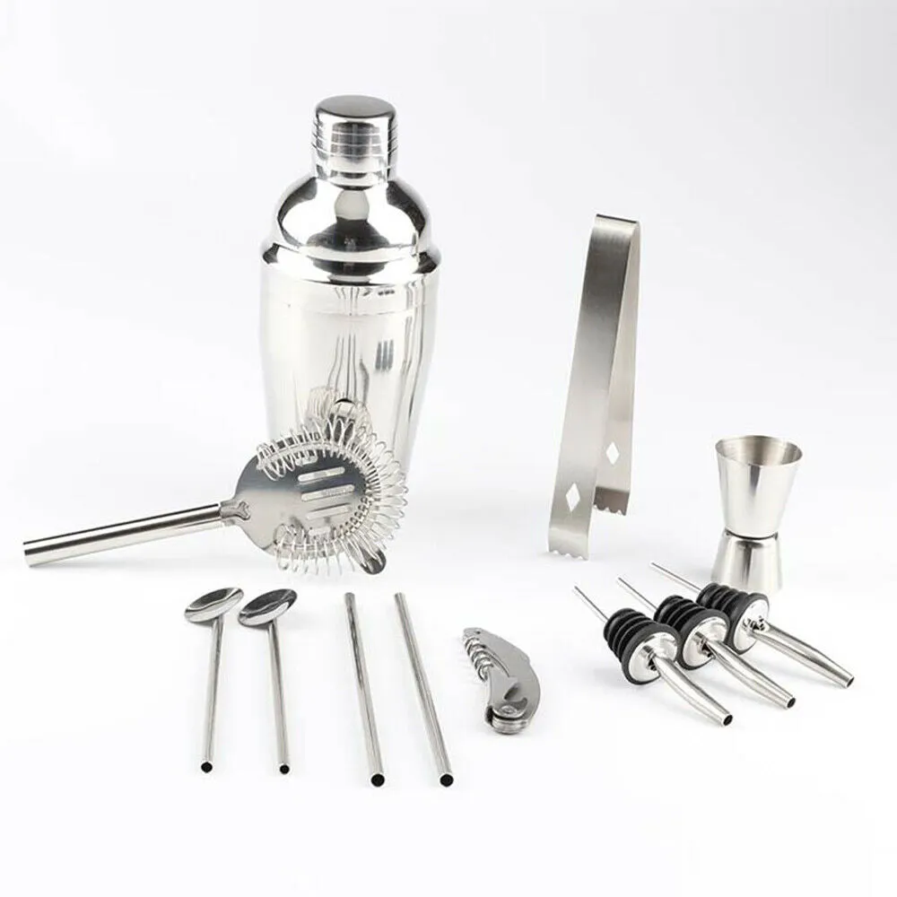 13 Peace Set Bartender Cocktail Maker Mixer Stainless Steel 750ML