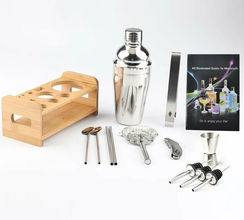 13 Peace Set Bartender Cocktail Maker Mixer Stainless Steel 750ML