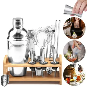 13 Peace Set Bartender Cocktail Maker Mixer Stainless Steel 750ML