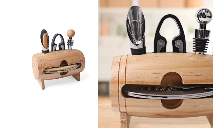 4-Piece Wine Bottle Opener Set