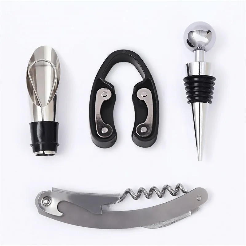 4-Piece Wine Bottle Opener Set