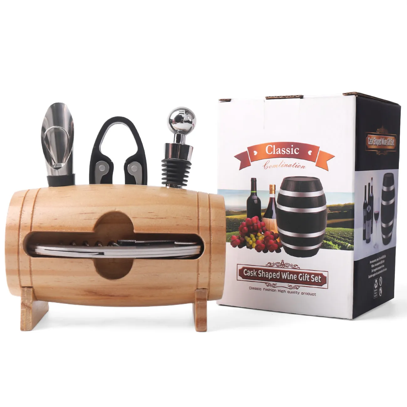 4-Piece Wine Bottle Opener Set