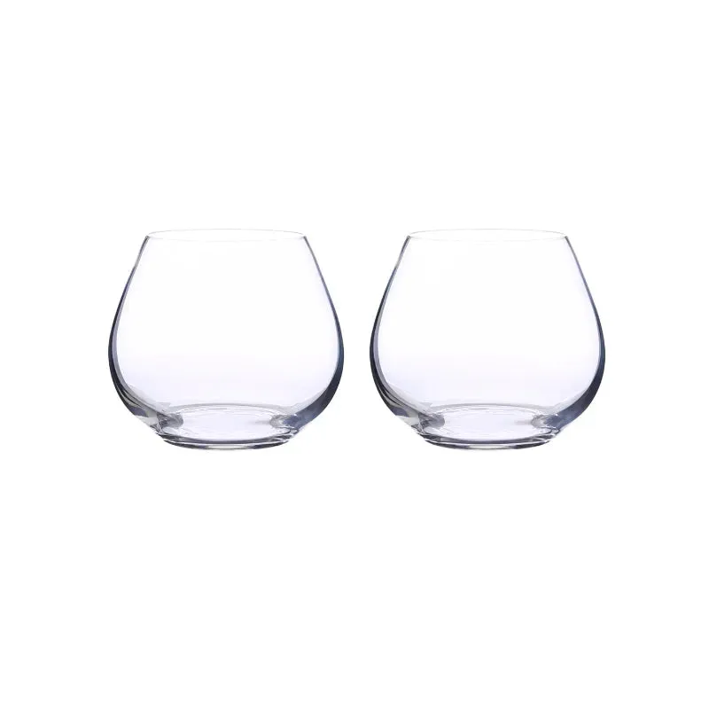 Amoroso Crystal Stemless Wine & Champagne Glass | 340ml | Set of 2