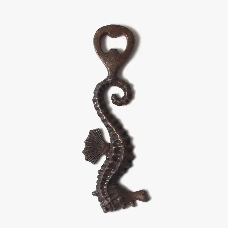 Antique Seahorse Bottle Opener