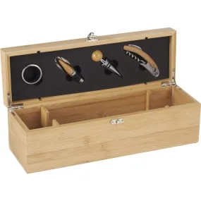 Bamboo Wine Case Set