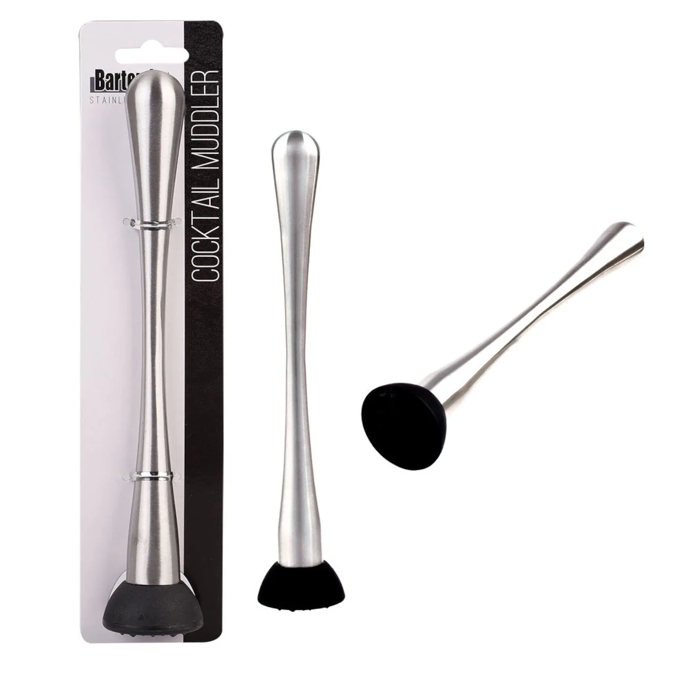 Bartender Stainless Steel Cocktail Muddler 22cm