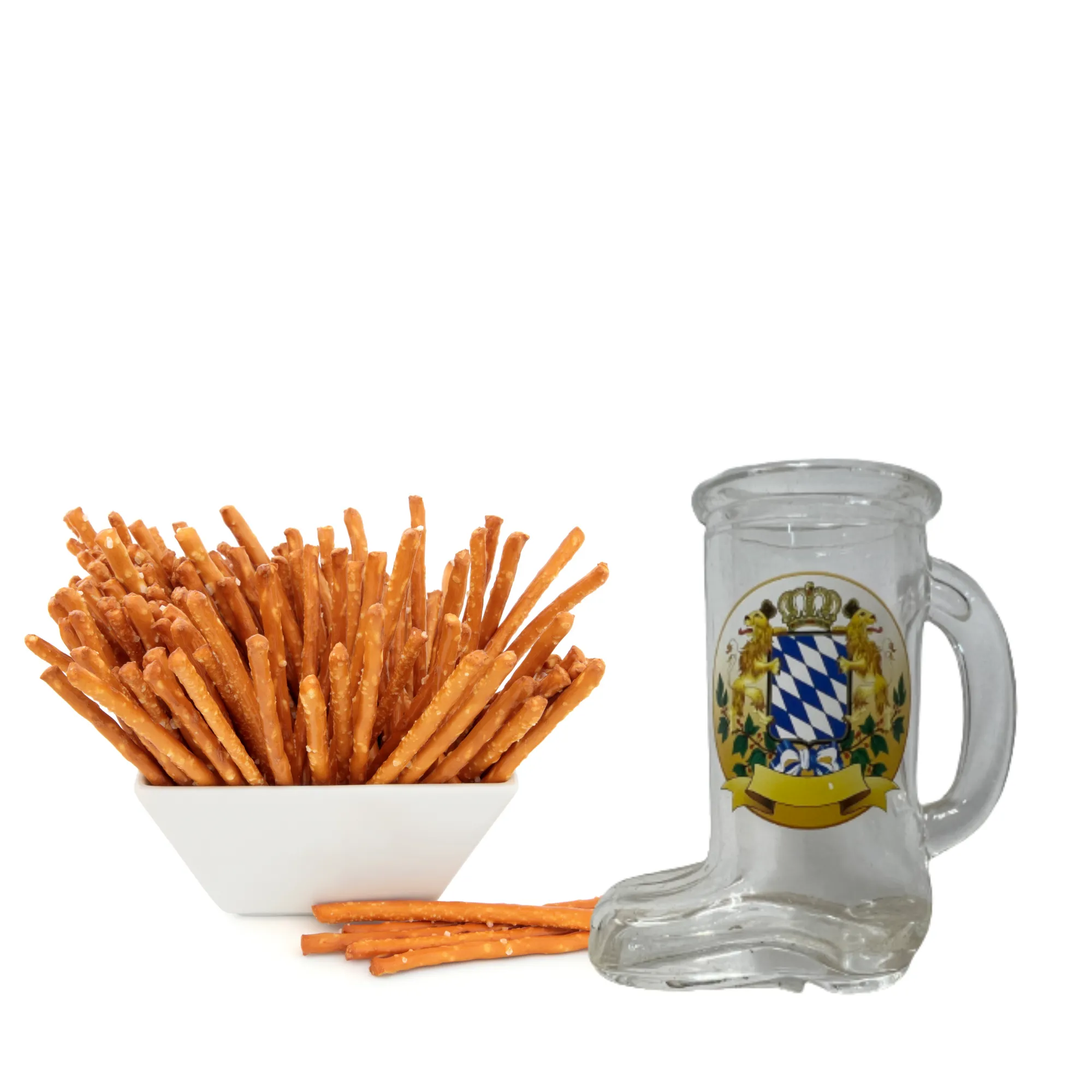 Beer Boot Glass Shot: Bayern Crest