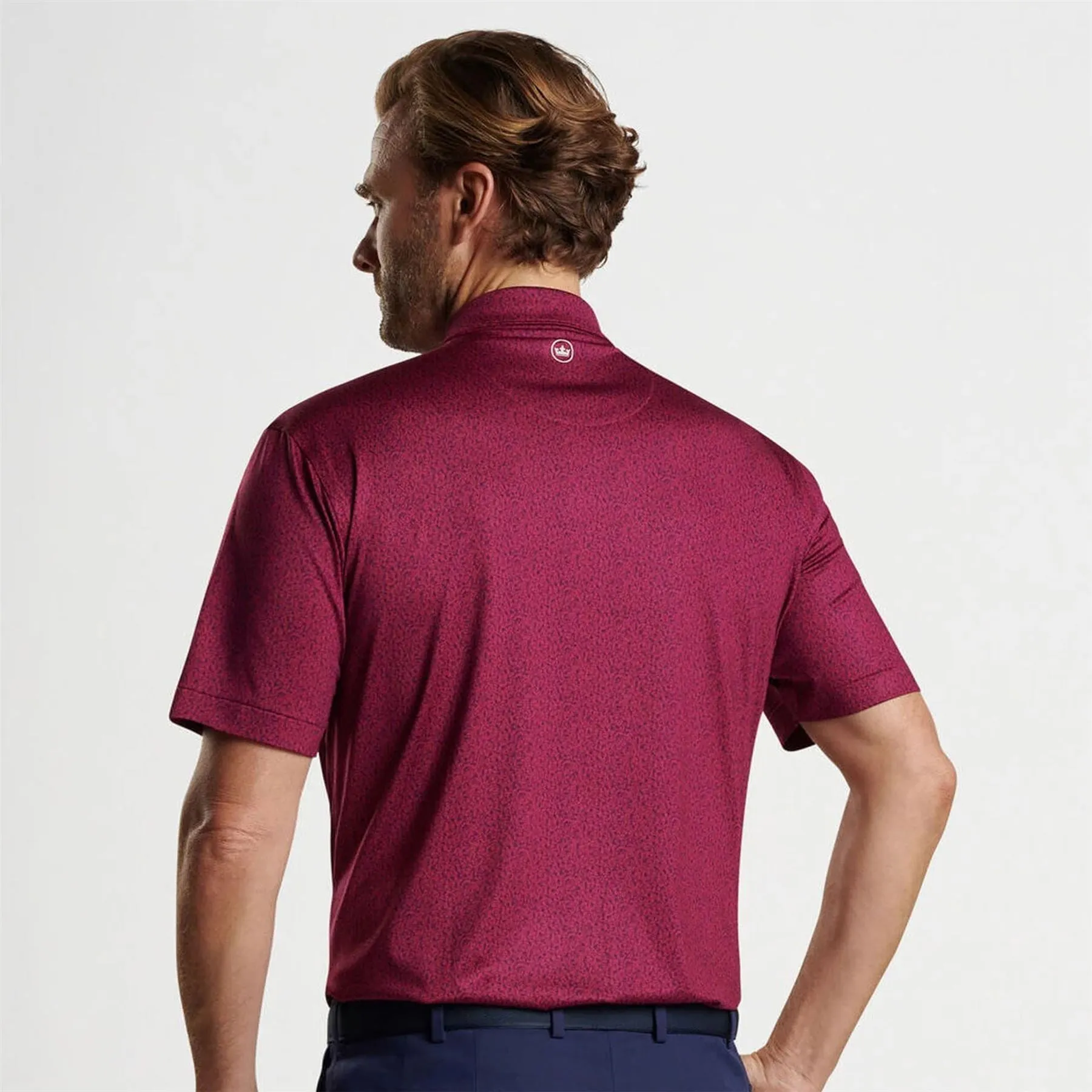 Beer Garden Performance Jersey Polo Pomegranate - AW24