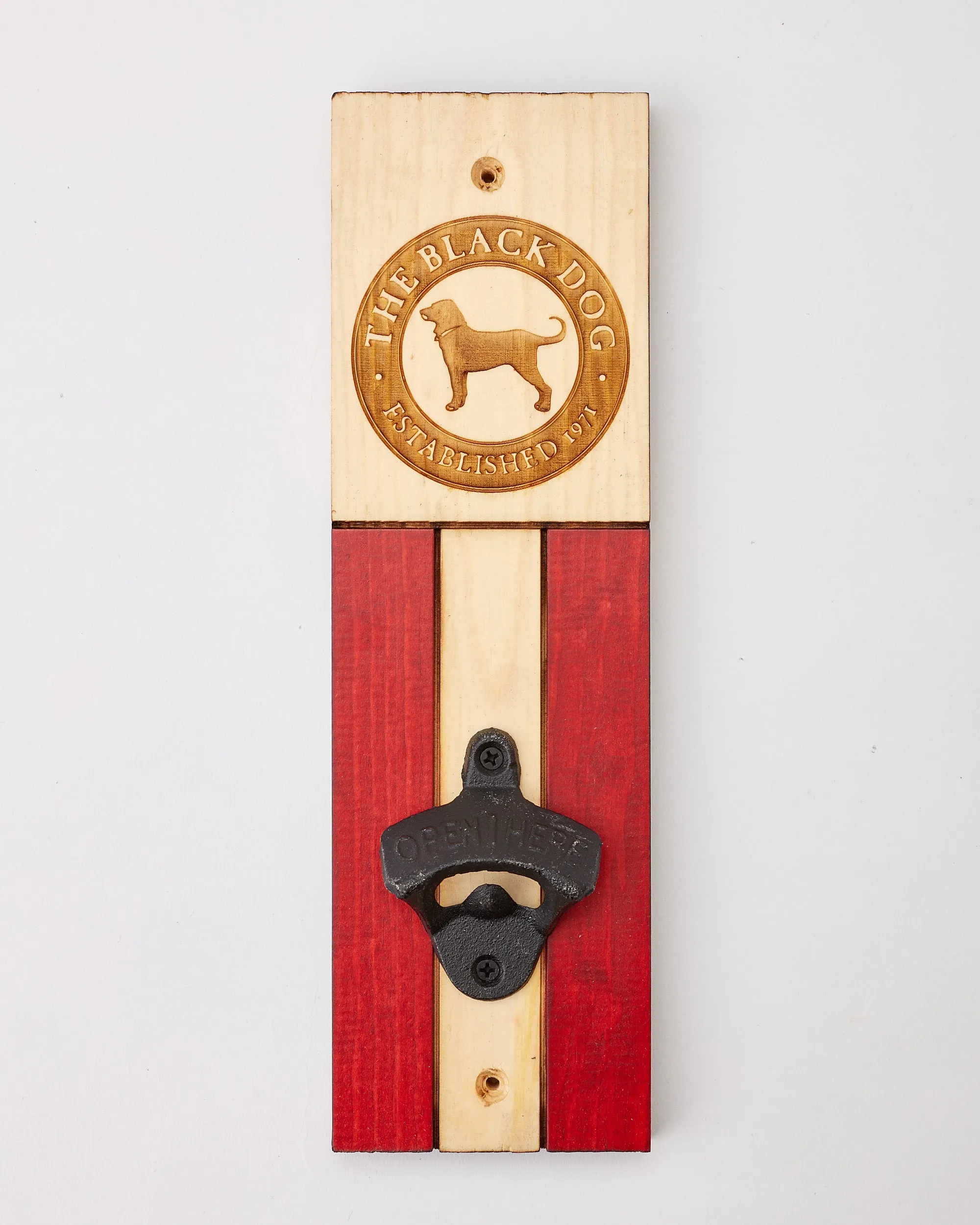 Black Dog Stave Bottle Opener