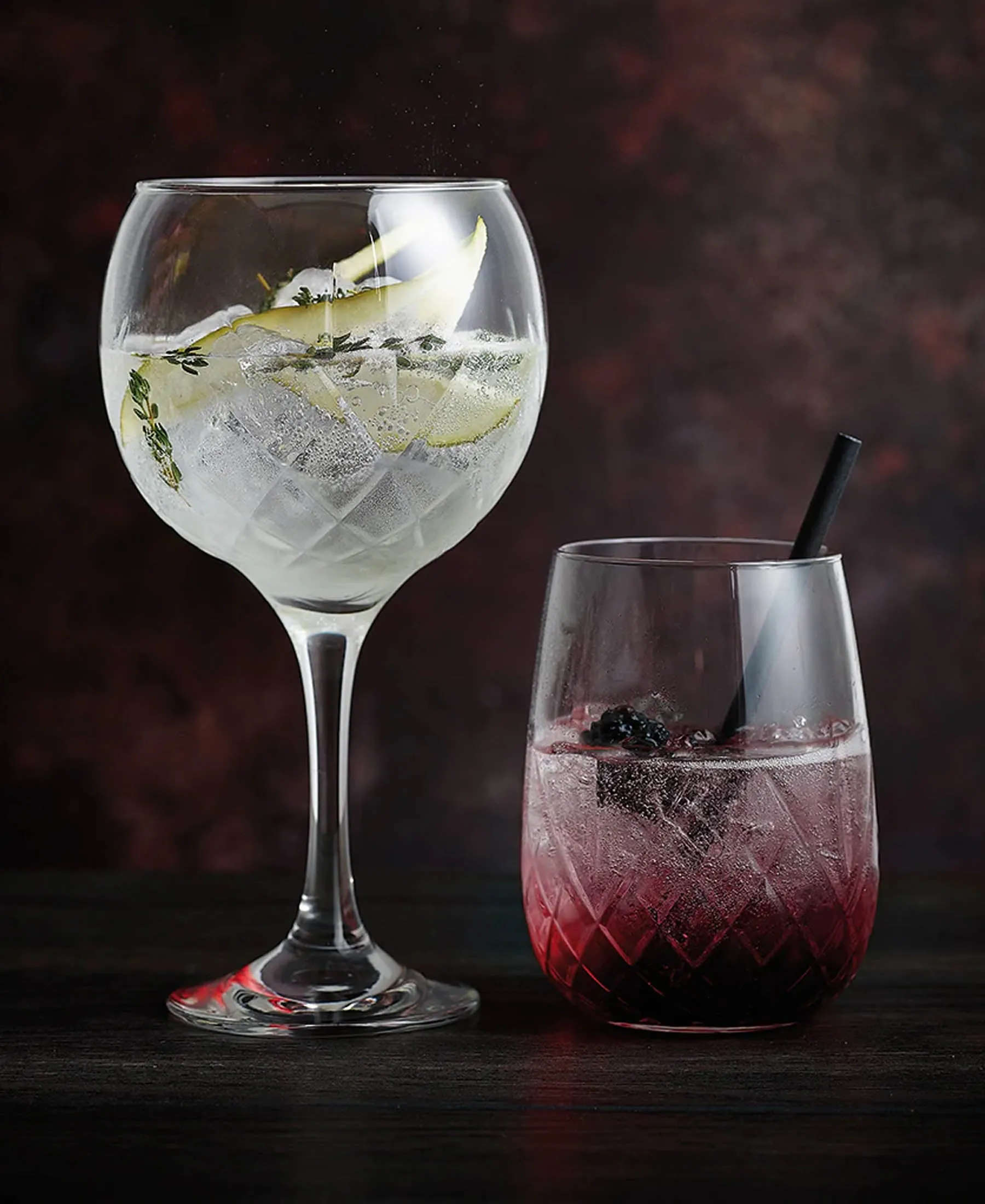 Borgonovo Rococo 640ml Gin Tonic Glass - Clear