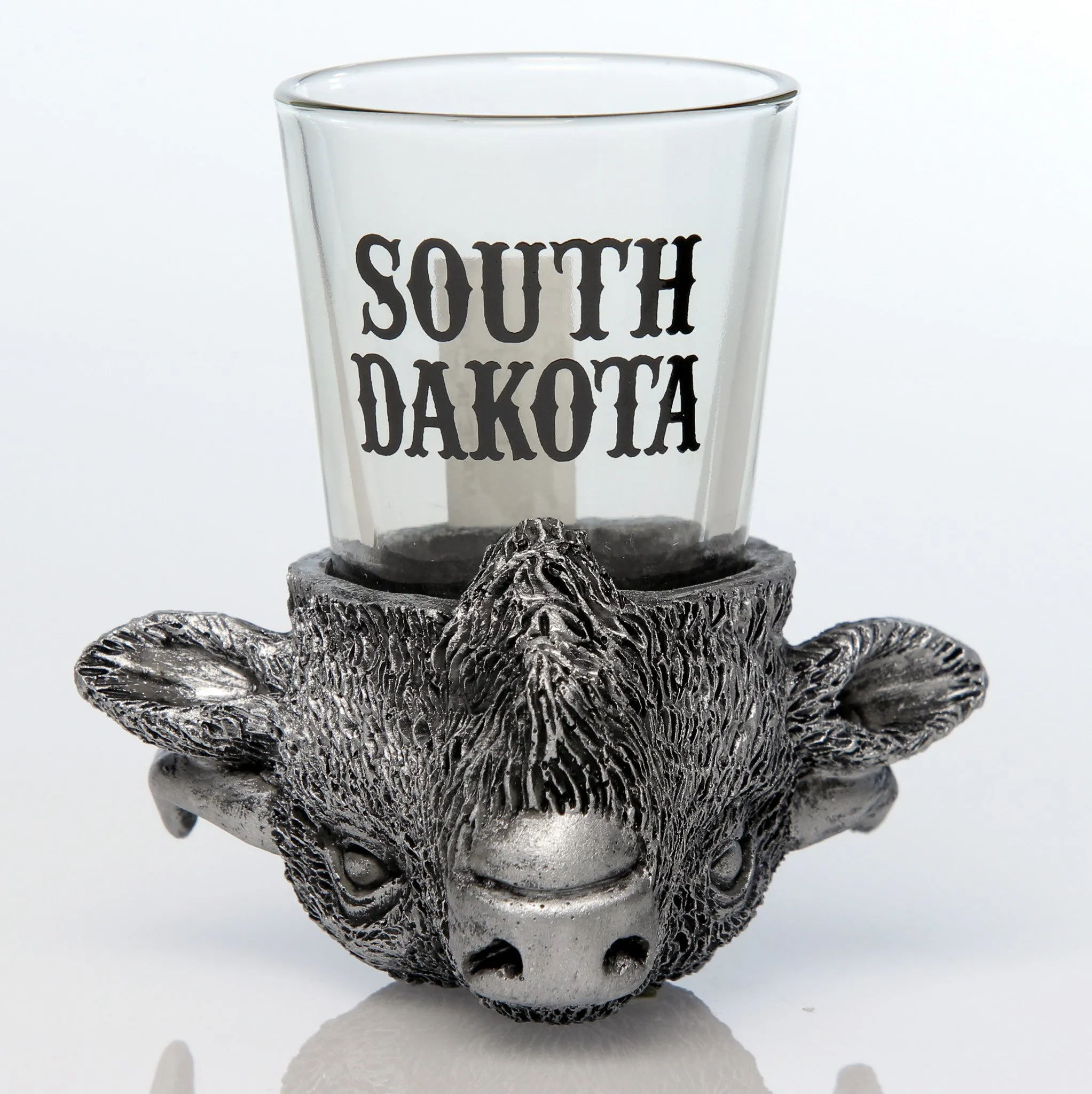 Buffalo Head Shot Glass