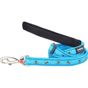 Bumble Bee Turquoise Dog Leash