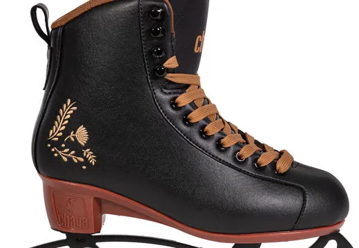 Chaya Merlot Ice Skate Black