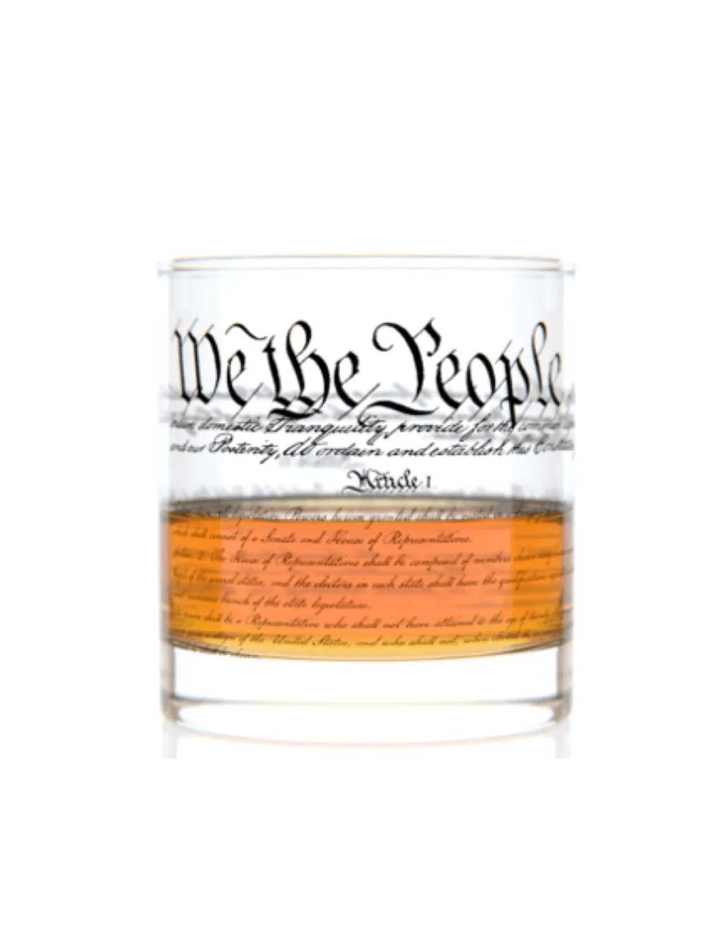 Constitution Whiskey Glass