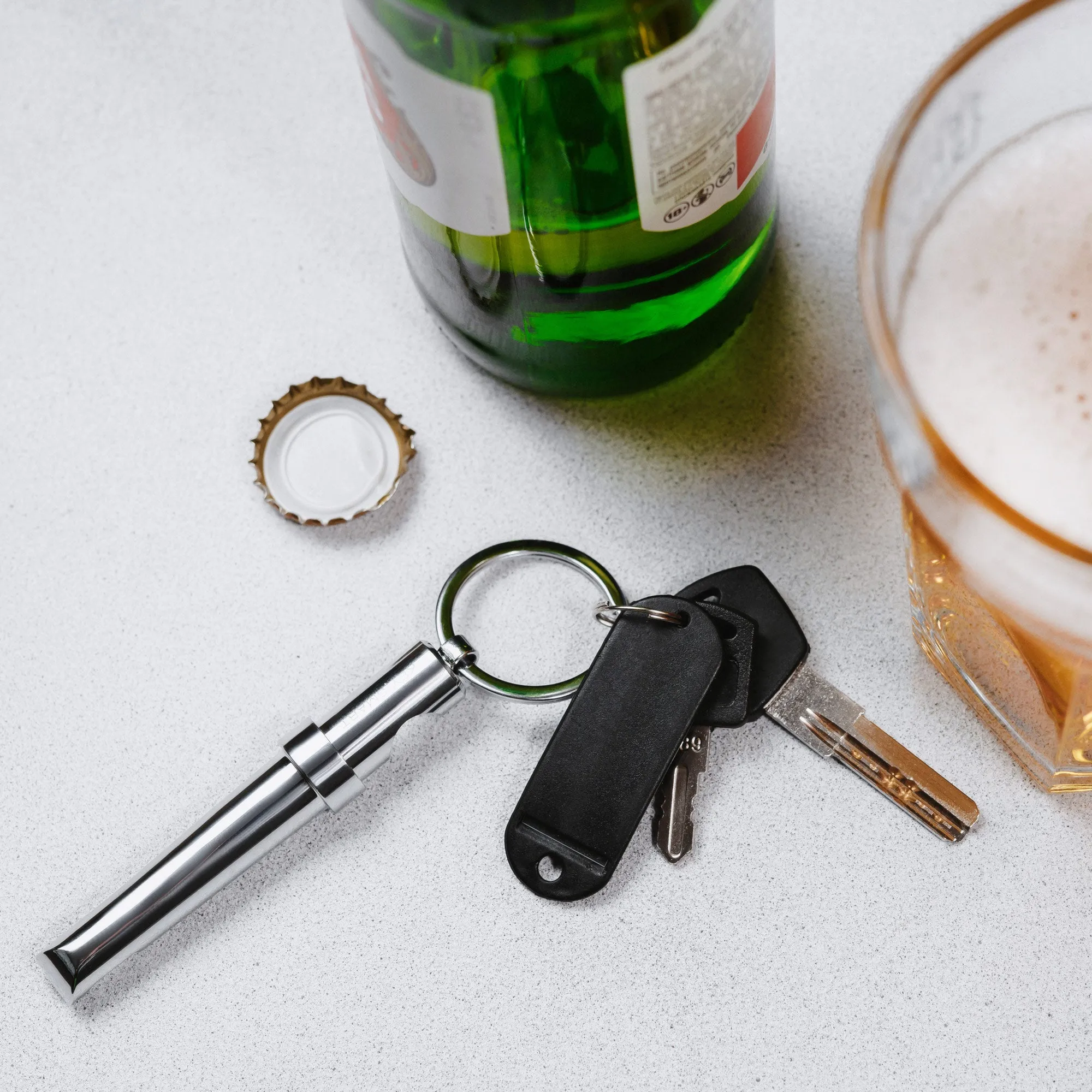 CorkSmart 2-in-1 Bottle & Wine Opener