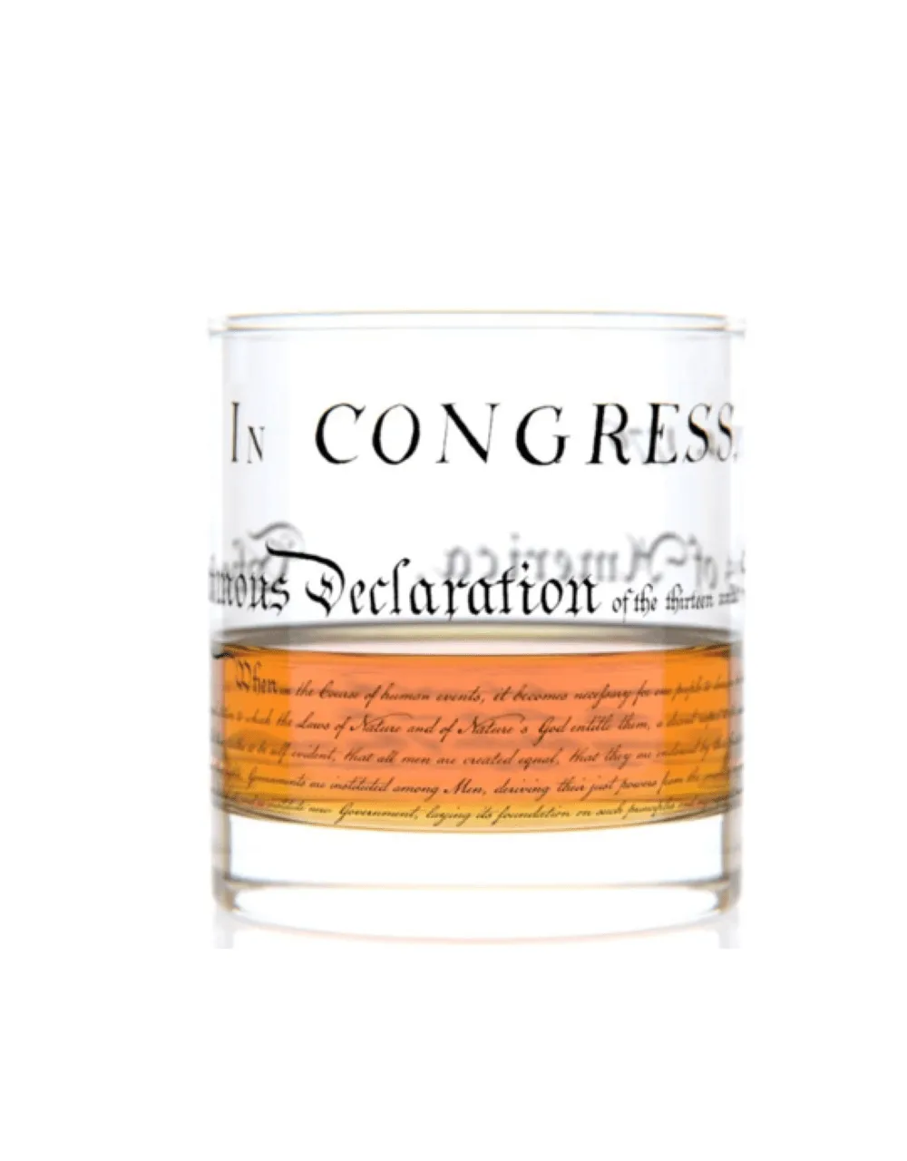 Declaration Whiskey Glass