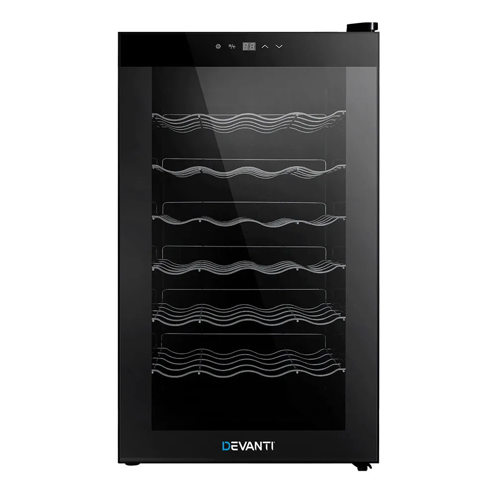 Devanti Wine Cooler Fridge 28 Bottles