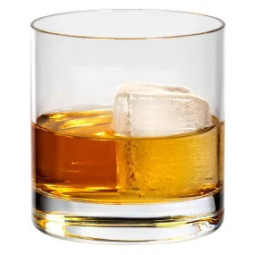 Double Old Fashioned Whiskey Glasses - Heavy Base Cocktail Tumblers, 8 oz - Set Of 6