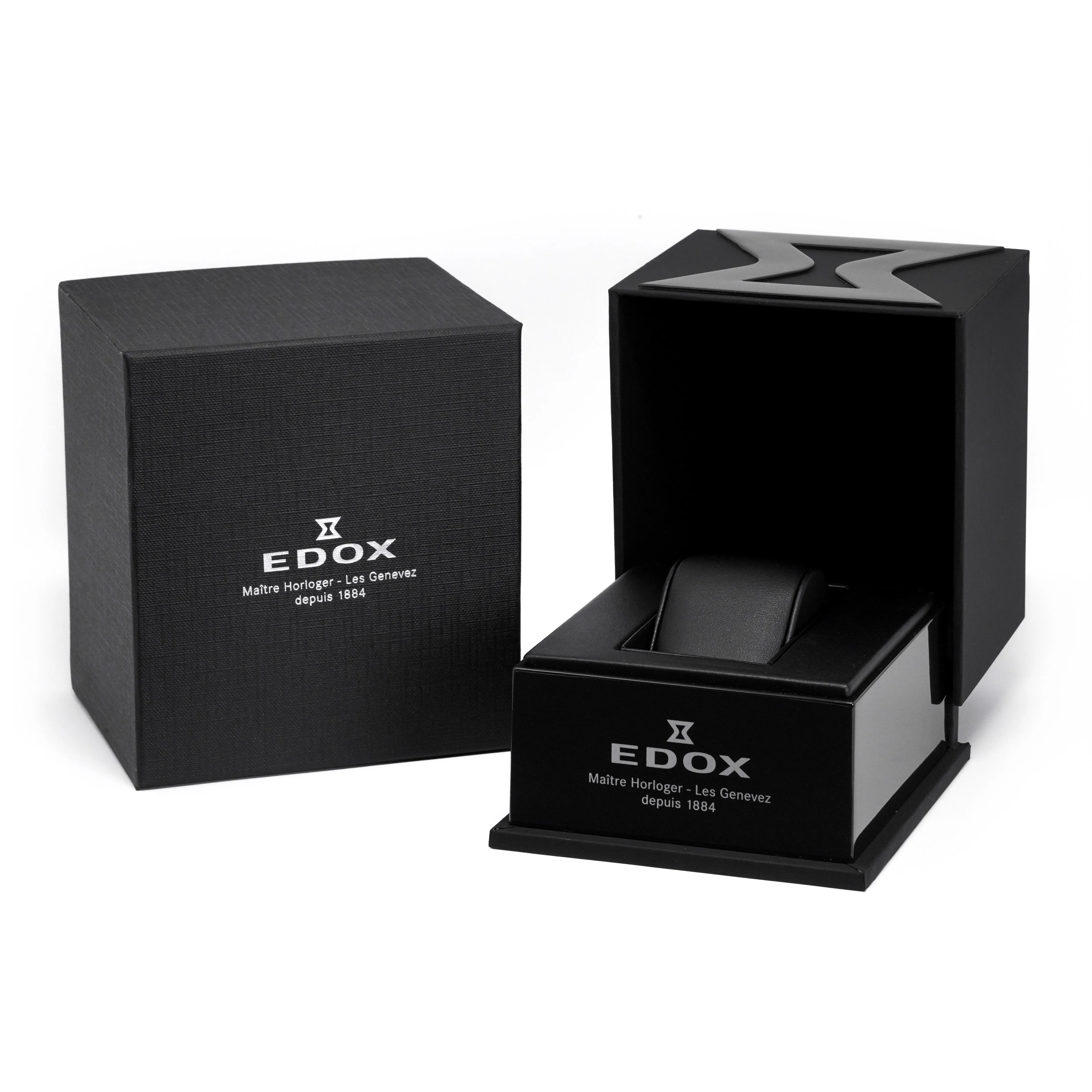 Edox Chronorally Automatic Men's Black Watch 01129-TTNJCN-BUNJ