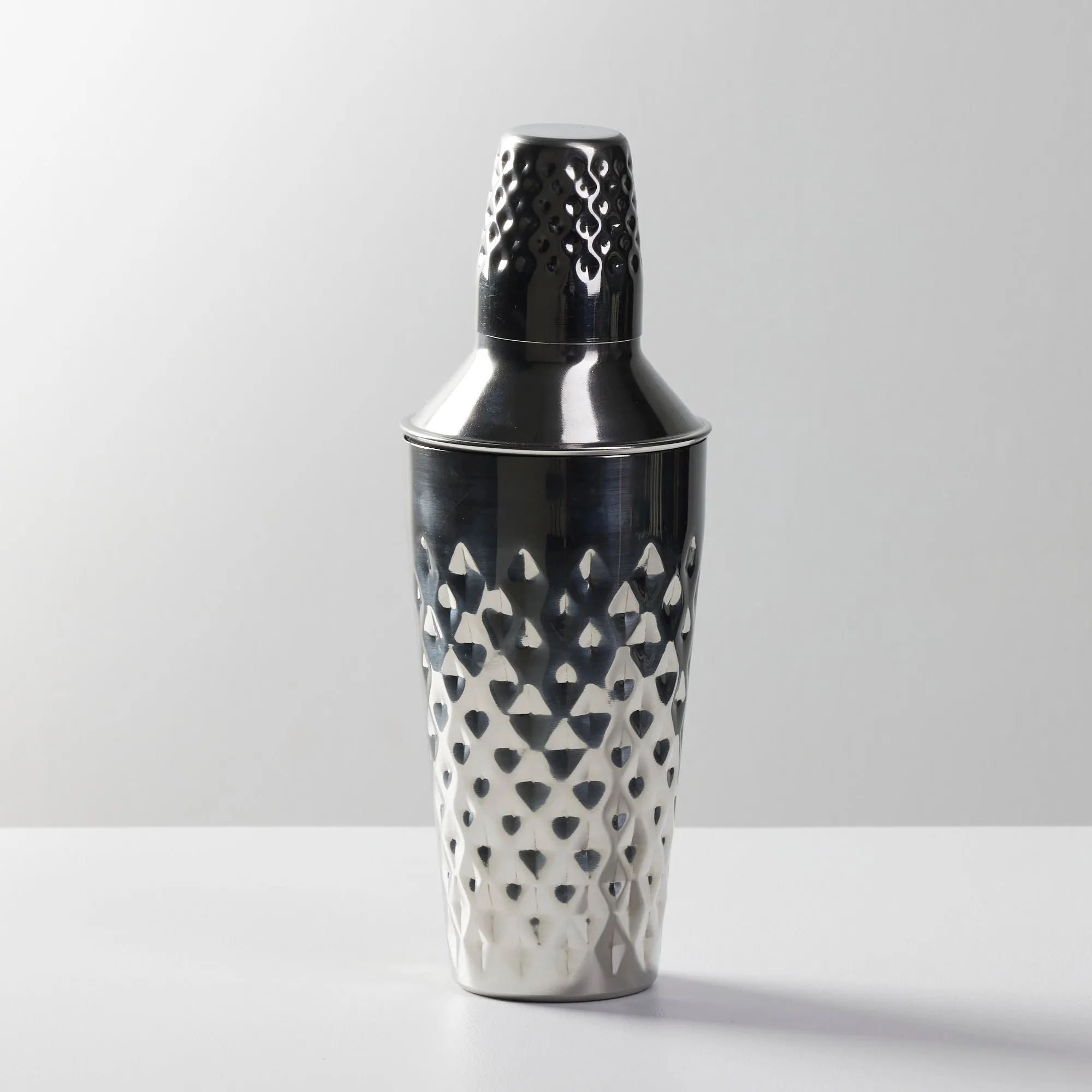 Faceted Shaker - Stainless Steel