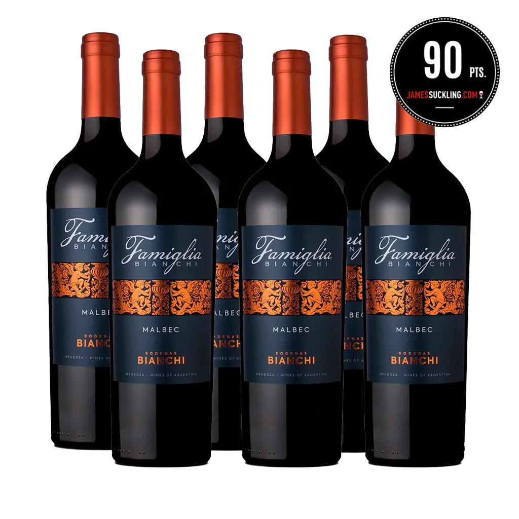 Famiglia Bianchi Malbec 750 ml (box of 6 bottles)