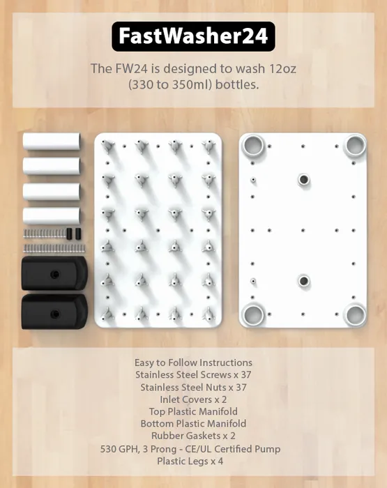 FastWasher24 Bottle Washer