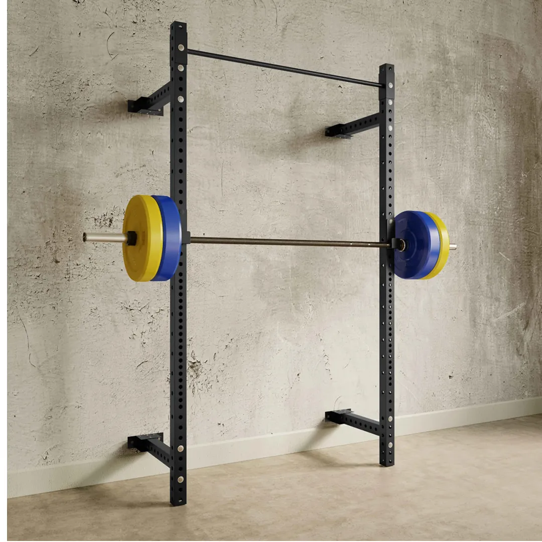 Foldable Wall Rack with Pull-up Bar