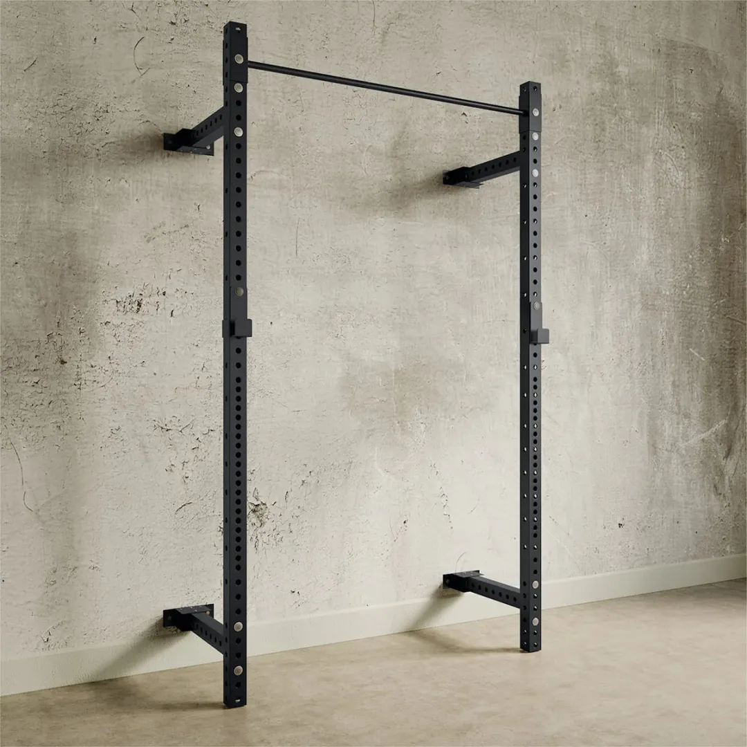 Foldable Wall Rack with Pull-up Bar