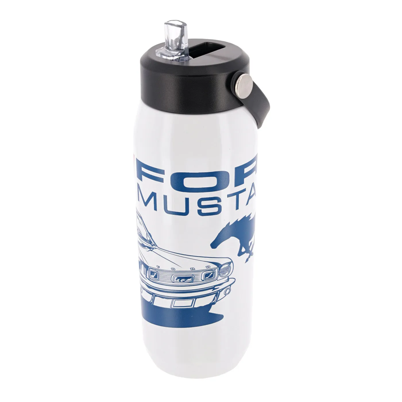 Ford Mustang Vintage Logo Water Bottle