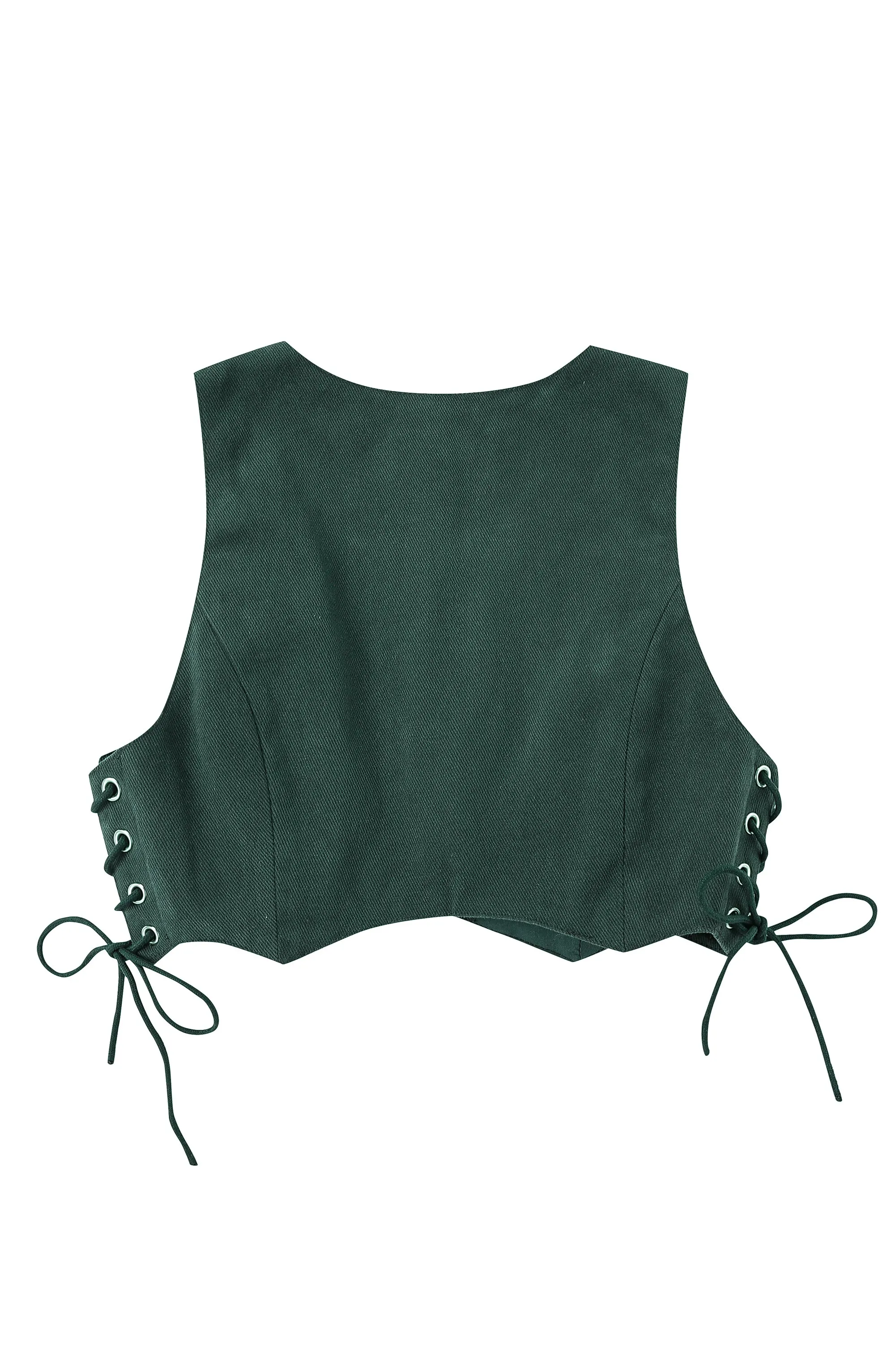 Forest Canvas Crop Corset Top