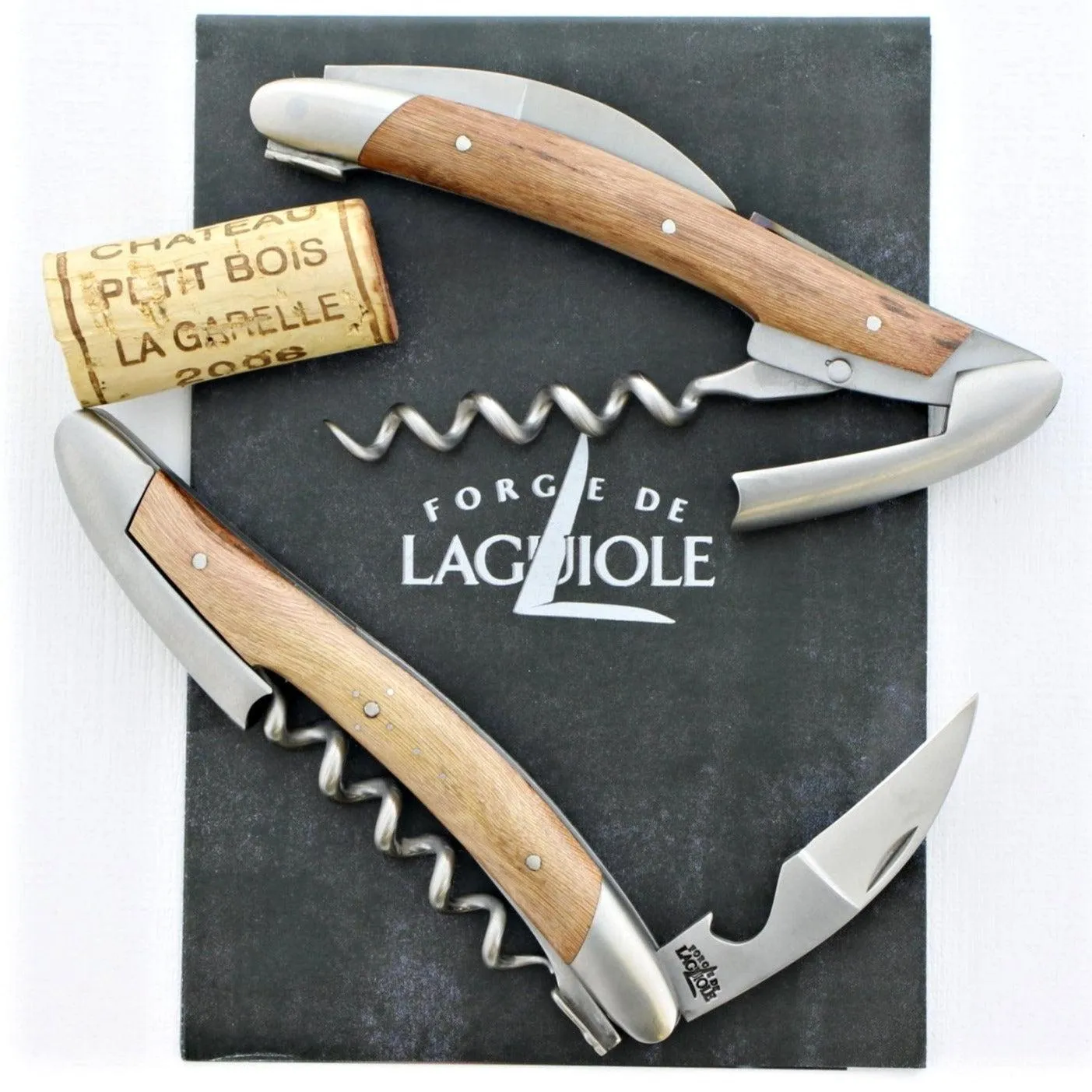 Forge de Laguiole Corkscrew Vine Stock Wood Handle - Satin