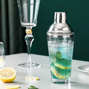 Glass Cocktail Shaker Set