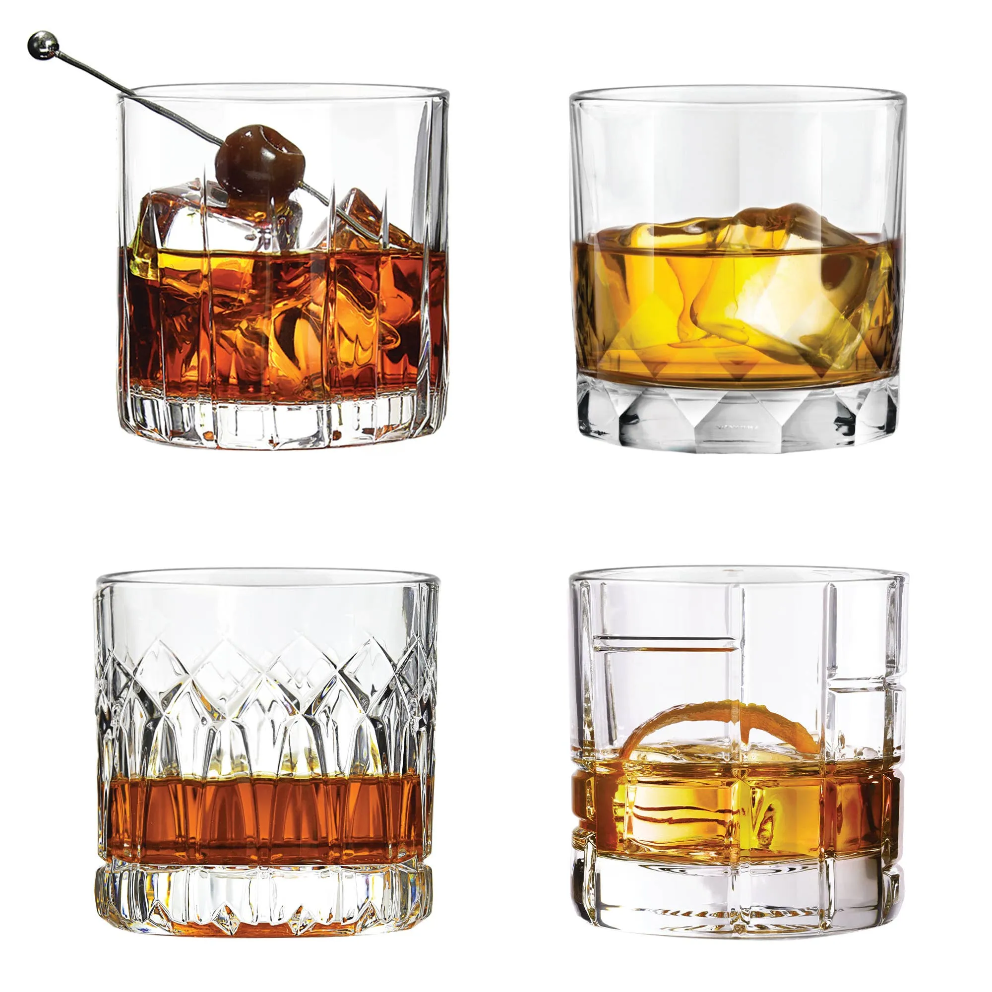 Glendale Whiskey Lowball Rocks Glass