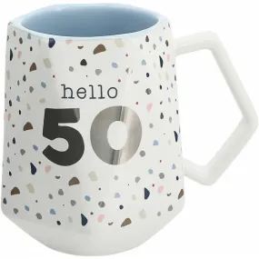 HELLO 50 17 OZ GEOMETRIC CUP