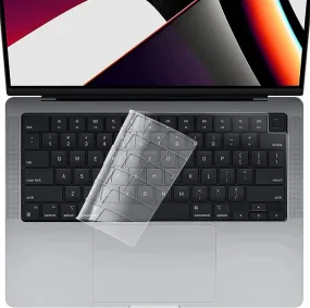 Keyboard Protector for MacBook Pro 16" M4/M3/M2/M1 Pro/Max, (2024-2021) - US Layout - Ash Black