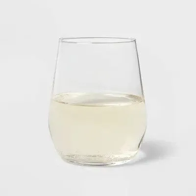 Open Box - 12oz 4pk Glass Atherton Stemless Wine Glasses - Threshold