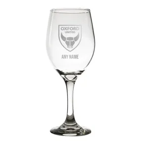 Oxford United 410ml Wine Glass *Customisable*