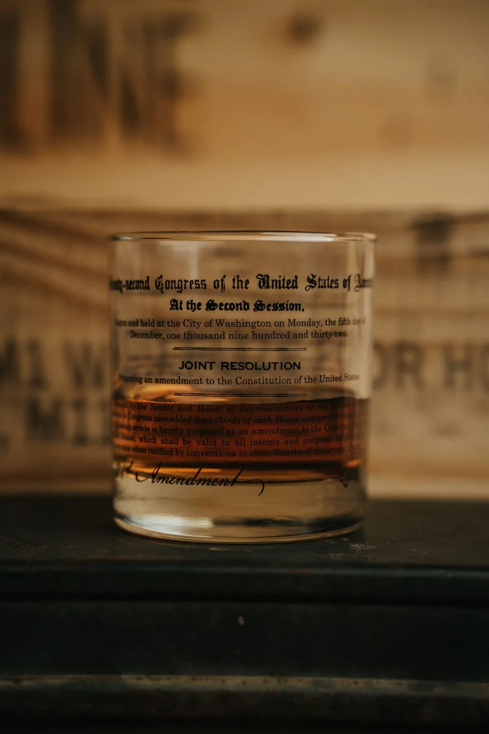 Prohibition Whiskey Glassware - Set of Two