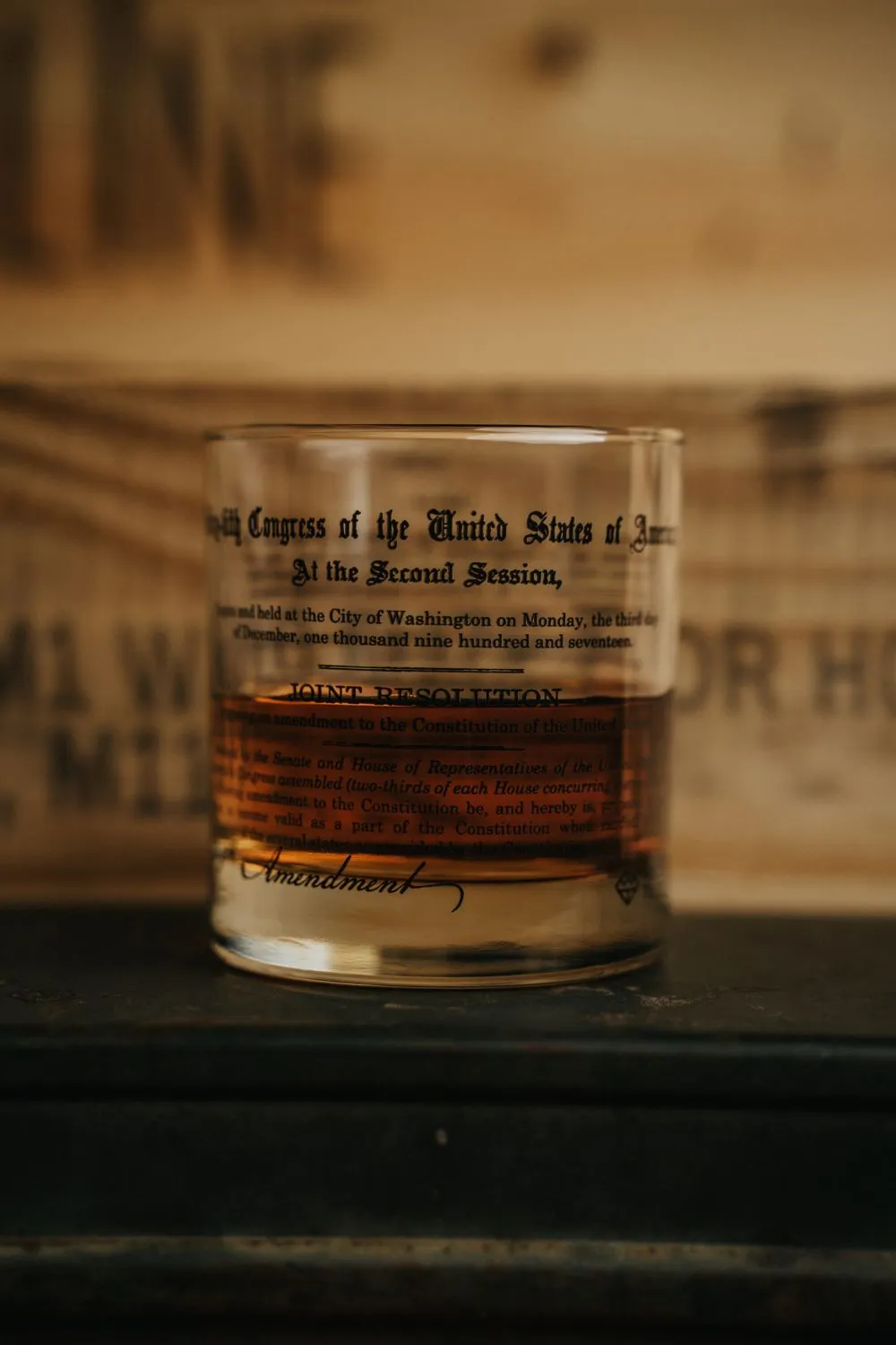 Prohibition Whiskey Glassware - Set of Two