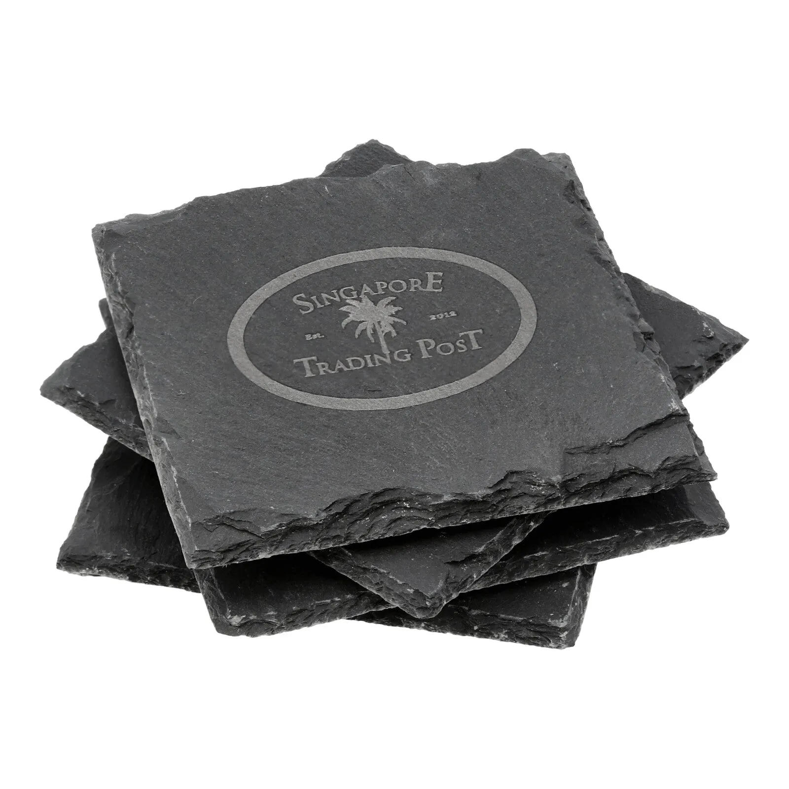 Slate Palm Drinks Coaster