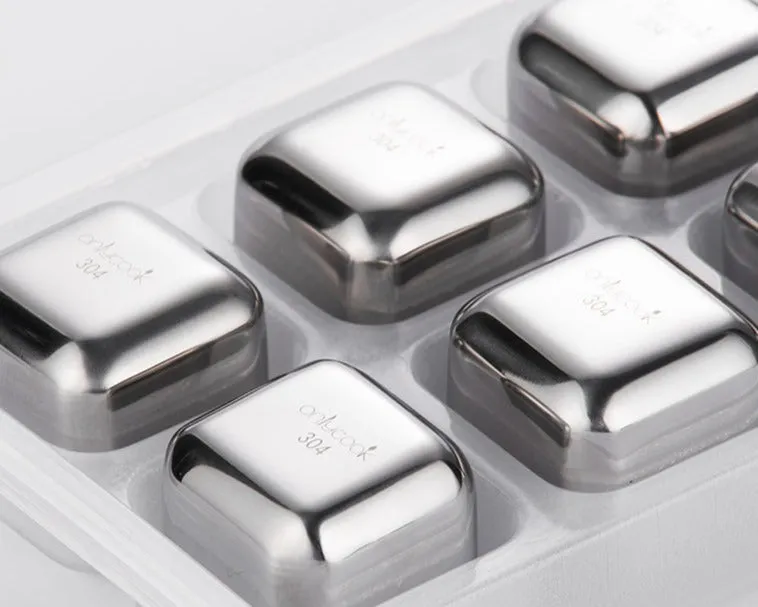 Stainless Steel Ice Cubes