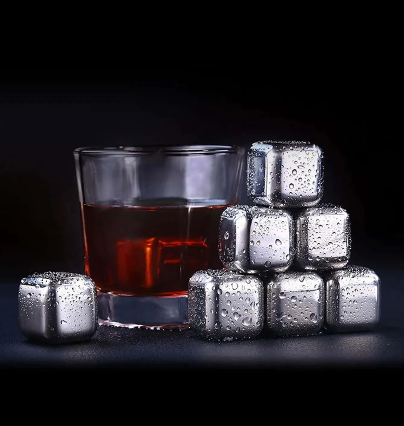 Stainless Steel Ice Cubes