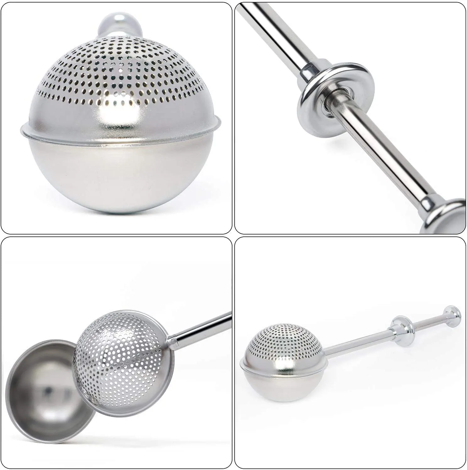 Stainless Steel Powdered Sugar Shaker