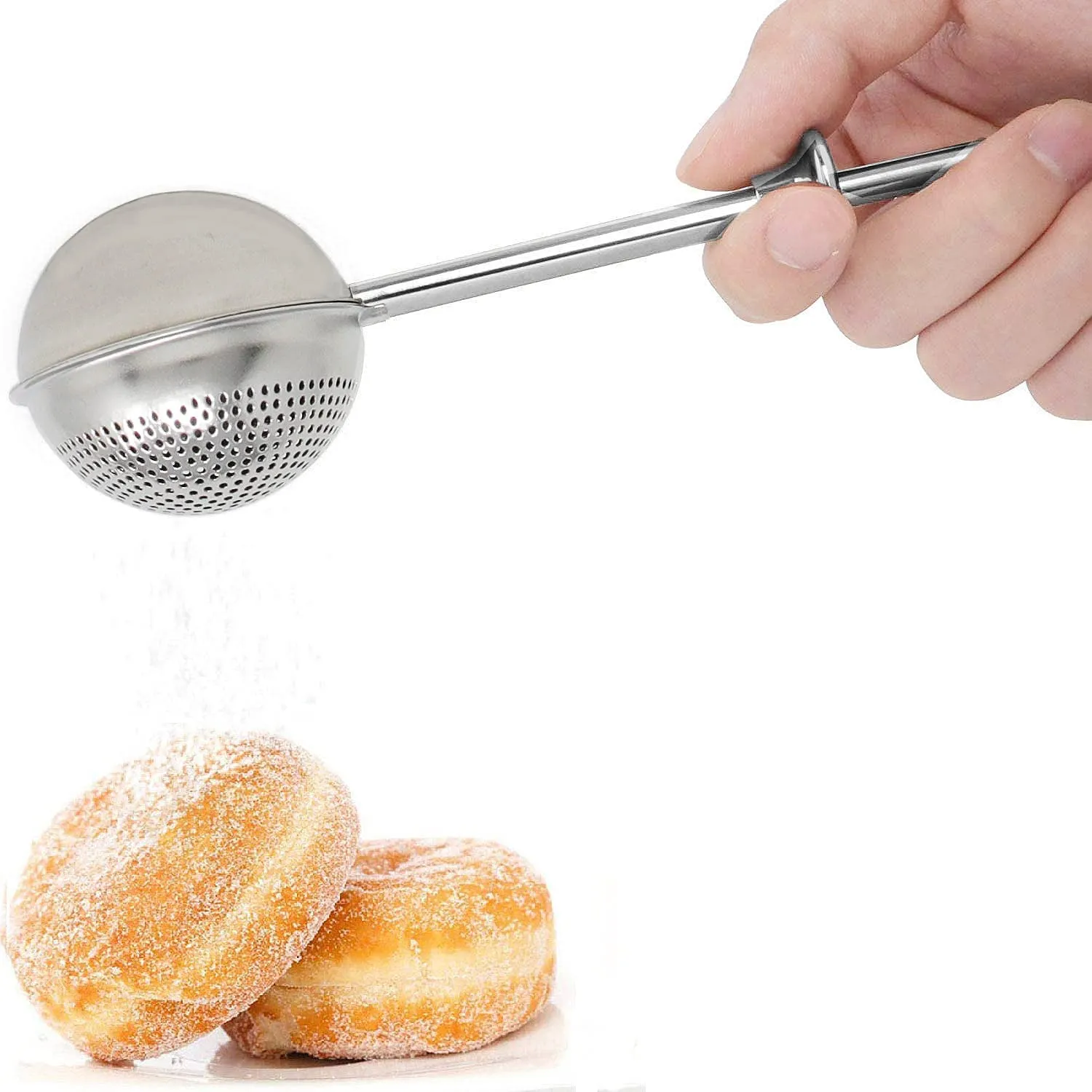 Stainless Steel Powdered Sugar Shaker