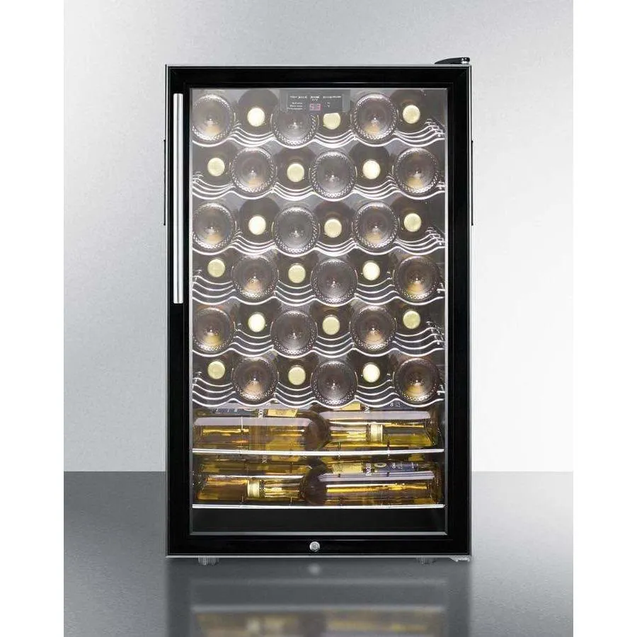 Summit 40 Bottle 20" Wide, ADA Compliant Wine Fridge SWC525L7HVADA