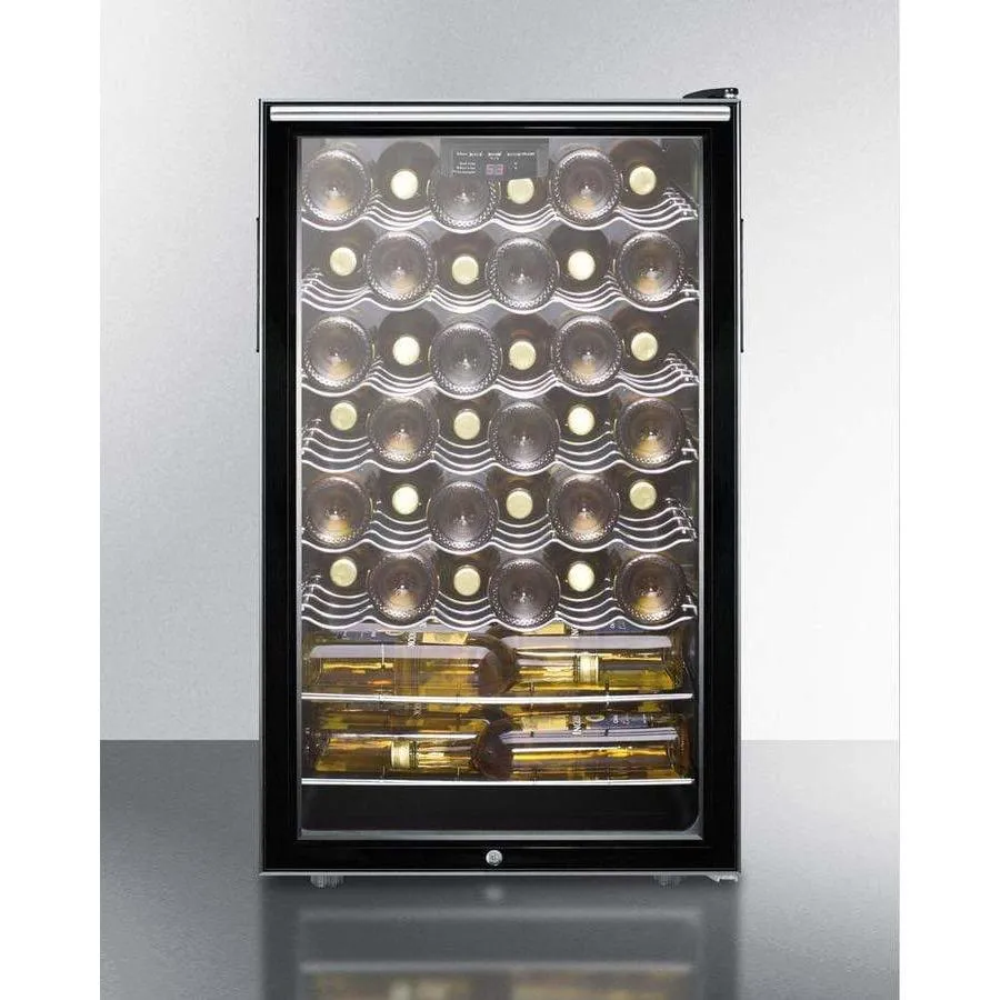 Summit 40 Bottle 20" Wide Built-In Wine Fridge SWC525LBI7HH