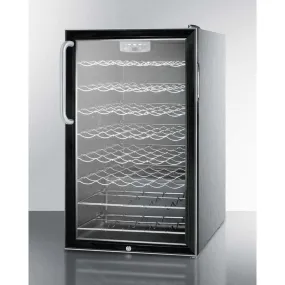 Summit 40 Bottle 20" Wide Built-In Wine Fridge SWC525LCSS