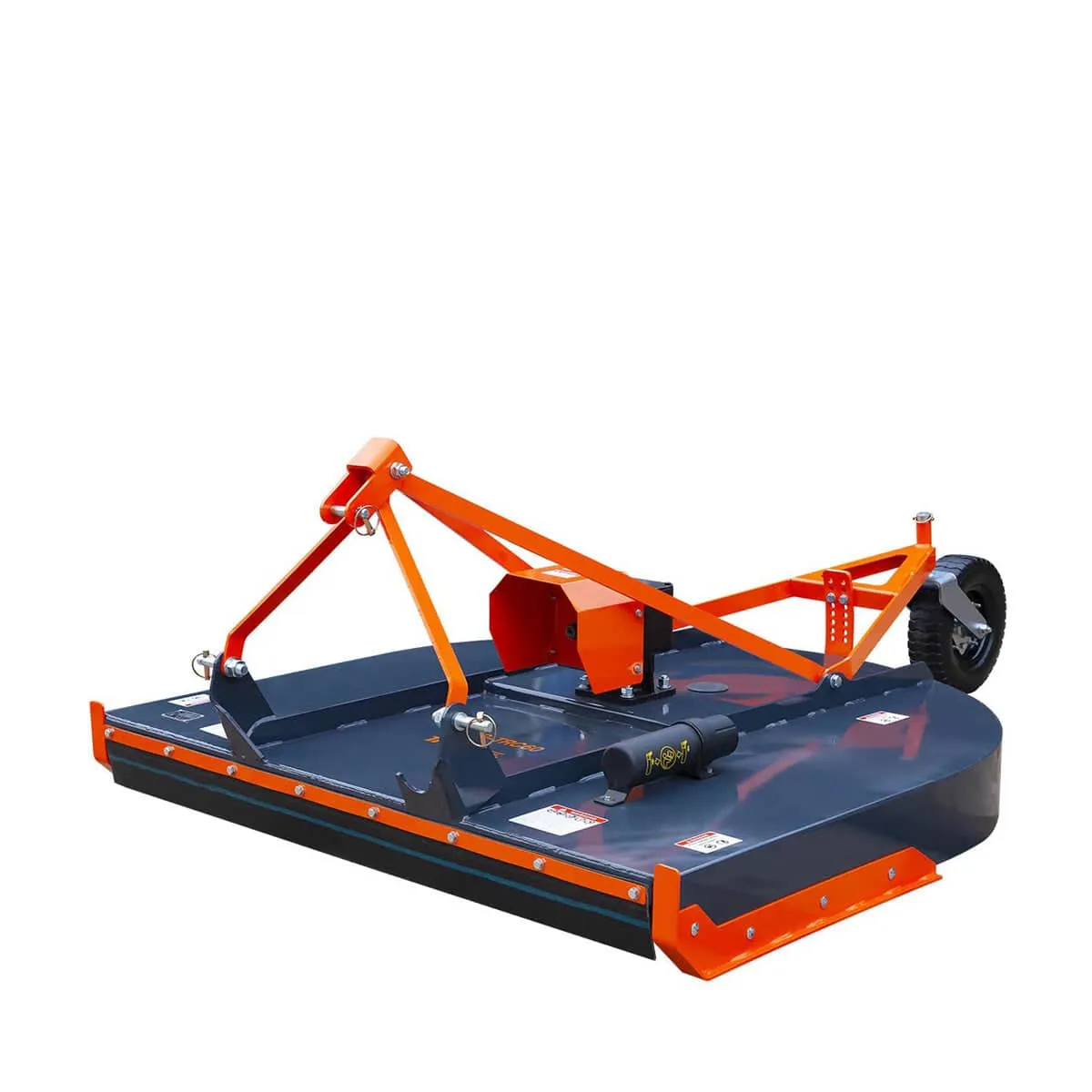 TMG Industrial 60” Rotary Cutter, 3-Point Hitch, 20-60 HP Tractors, 540 RPM, Slip Clutch PTO Shaft Included, TMG-TRC60