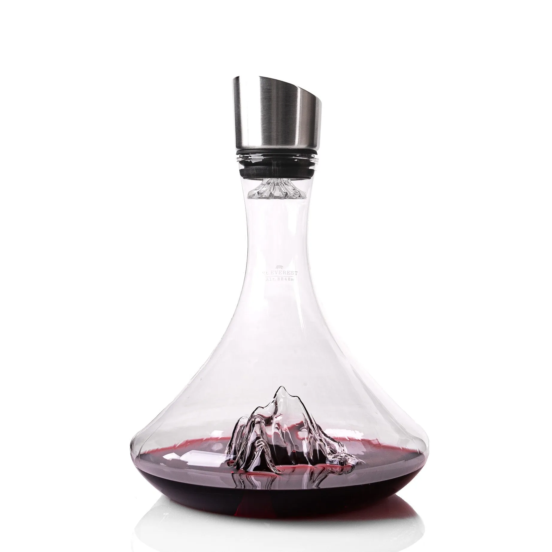 Topographic Wine Decanter - Mount Everest