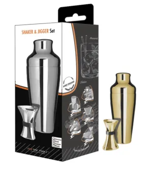 Uber SHAKER & JIGGER SET GOLD